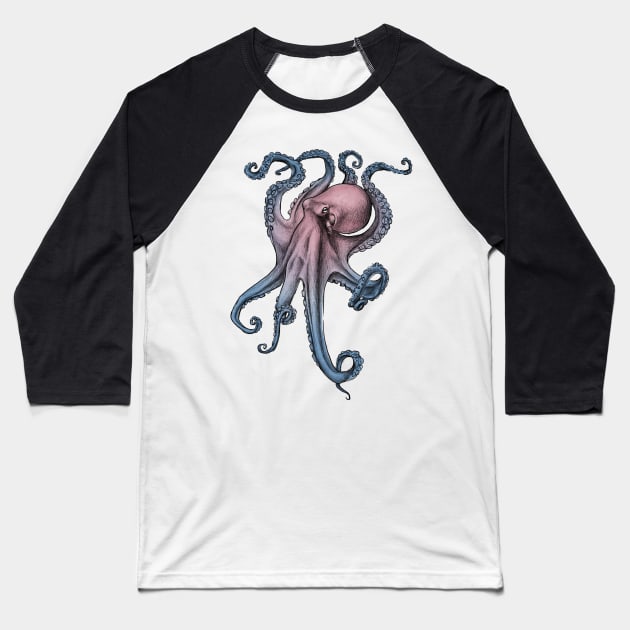 Tentacles Baseball T-Shirt by Ropear